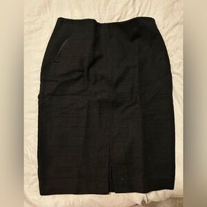 Loft black pencil skirt with pockets